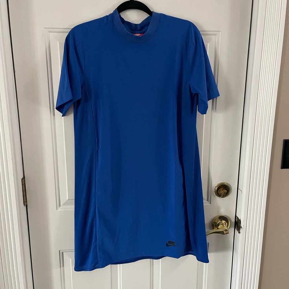 Nike Royal Blue Dress Polyester and Spandex. Super cute. Worn once .
